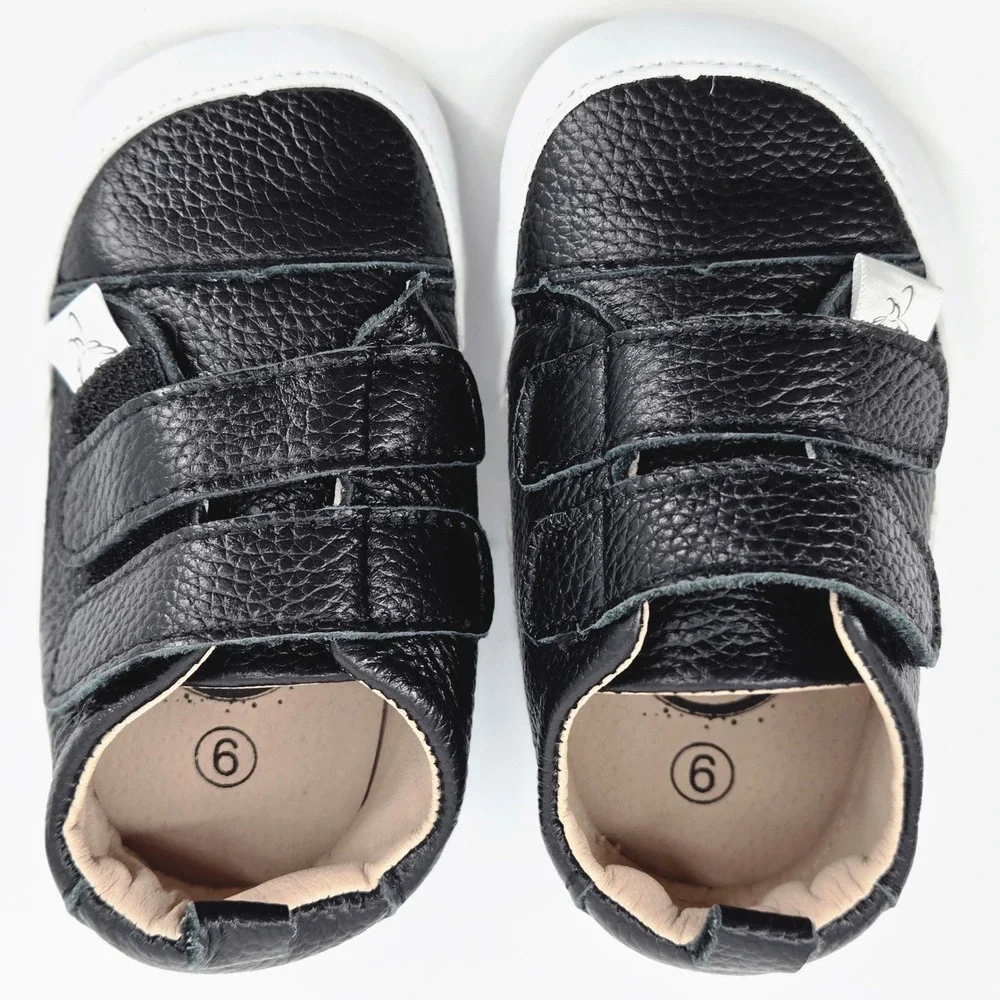 Little Love Bug Toddler Shoes Size 6 Lot Tan Used Black NWOT Barefoot Sneakers